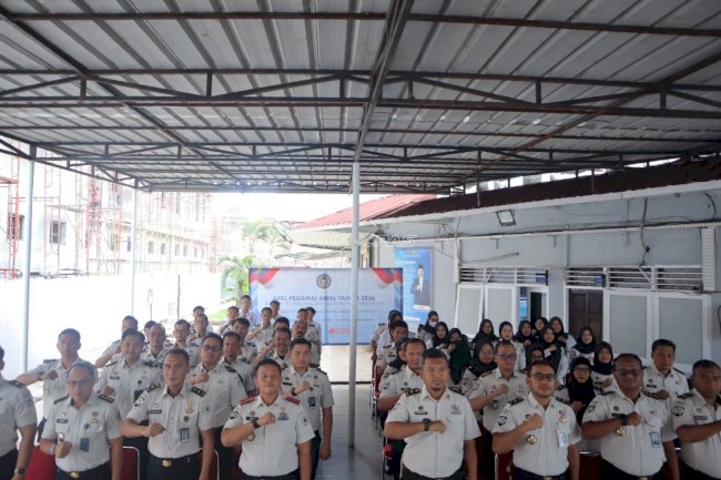 Apel Pegawai Awal Tahun 2026, Lapas Kelas I Tangerang Siap Hadirkan Kinerja Berdampak