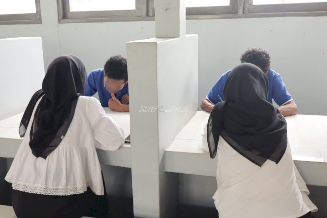 Petakan Bakat dan Minat Warga Binaan, Lapas Ambon Gelar Tes RMIB