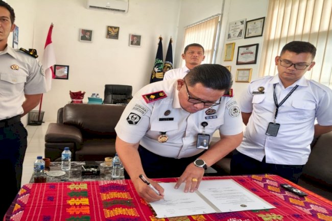 Lapas Labuhan Bilik Tegaskan Langkah Strategis Tahun 2026 lewat Penandatangan Perjanjian Kinerja