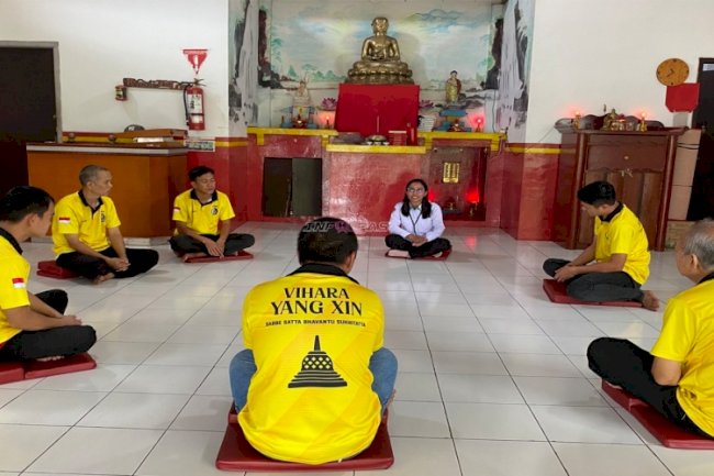 Hadirkan Kedamaian Batin, Pembinaan Meditasi dan Paritta Suci Sarana Perbaiki Diri Warga Binaan Buddha Lapas Cibinong