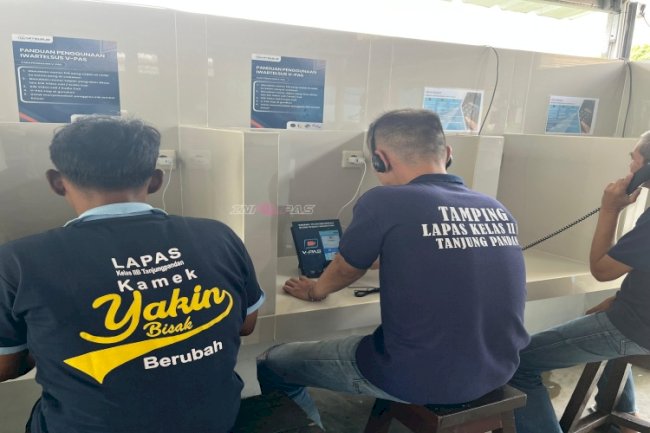 Lapas Tanjungpandan Fasilitasi Hak Komunikasi Warga Binaan lewat Wartelsus