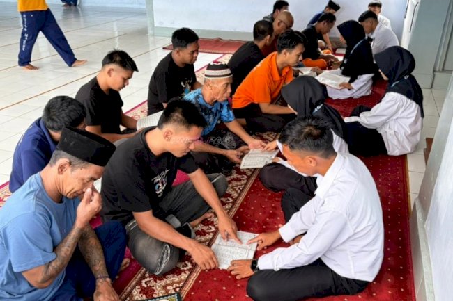 Wujudkan Pembinaan Kepribadian yang Edukatif dan Religius, Rutan Majene Gelar Kelas Iqra