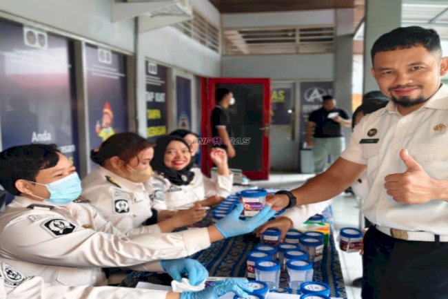 Komitmen Bersama Tanpa Narkoba, Lapas Banjarmasin Gelar Tes Urine
