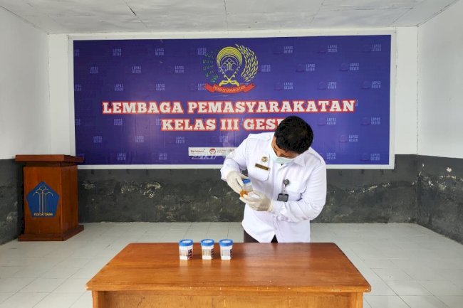 Lapas Geser Gelar Tes Urine Mendadak, Perketat Pengawasan Narkoba