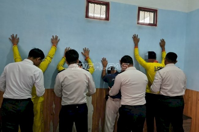 Perkuat Pengawasan, LPKA Palu Gelar Penggeledahan dan Tes Urine Mendadak