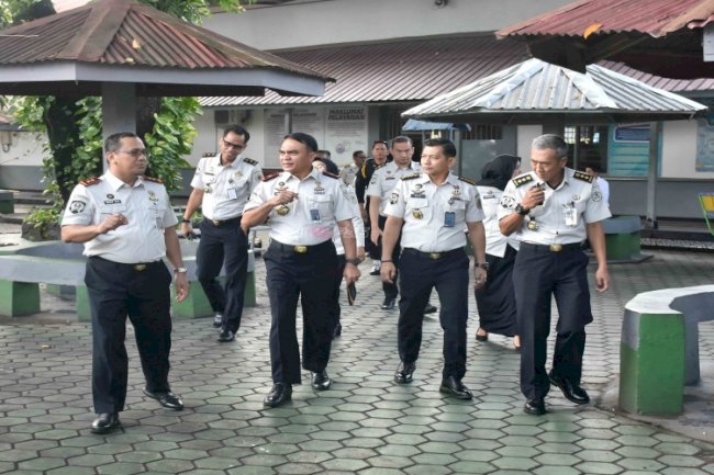 Perkuat Keamanan dan Integritas, Kakanwil Ditjenpas Sulsel Pantau Lapas Makassar