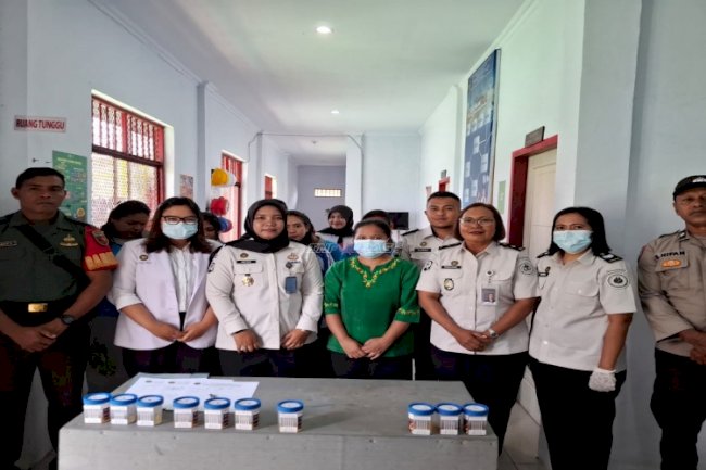 Deteksi Dini dan Pencegahan Narkoba, Lapas Perempuan Ambon Gelar Tes Urine