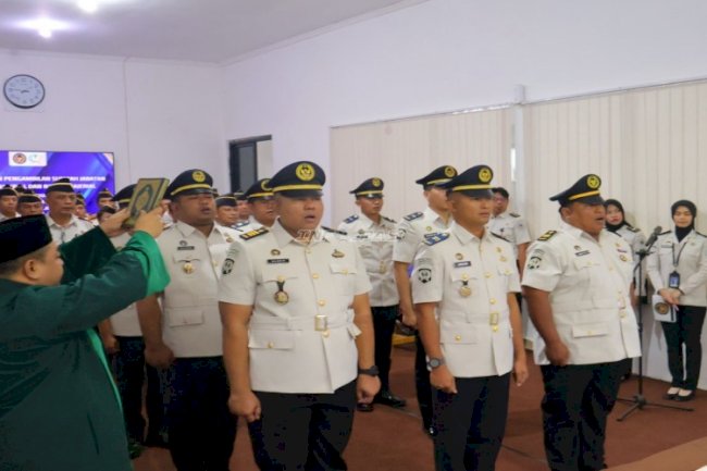 Kanwil Ditjenpas Kalsel Lantik Pejabat Manajerial dan Nonmanajerial, Tegaskan Penguatan Integritas dan Keamanan