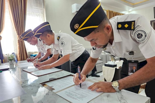 Lapas Ambon Teken Perjanjian Kinerja 2026, Perkuat Akuntabilitas dan Target Kinerja