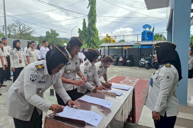 Teken Perjanjian Kinerja 2026, Lapas Perempuan Ambon Pertegas Komitmen Pelayanan dan Integritas