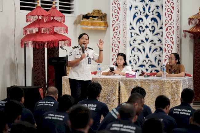 Bahas Insomnia, Lapas Tabanan Hadirkan Edukasi Kesehatan Mental lewat Teh Rina