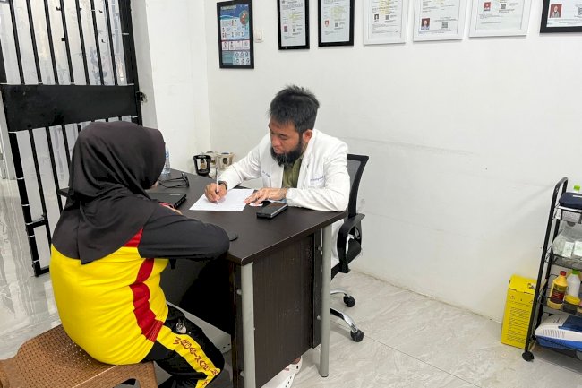 Deteksi Dini Gangguan Kesehatan, Lapas Perempuan Jambi Gelar Pemeriksaan Rutin