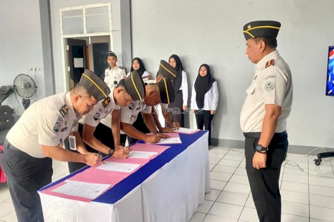 Wujudkan Kinerja Optimal, Lapas Ternate Tandatangani Perjanjian Kinerja 2026