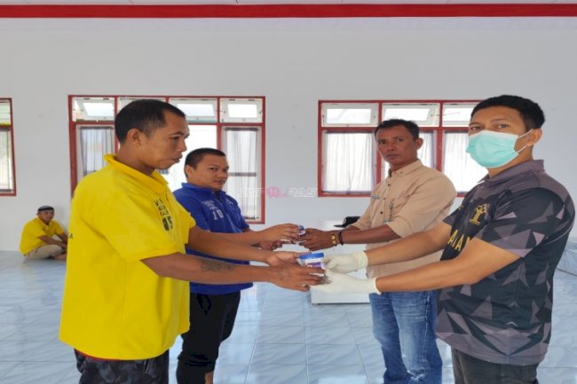 Teguhkan Komitmen Bersinar, Lapas Namlea Kembali Gelar Tes Urine Warga Binaan Narkotika