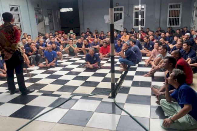 Sapa Warga Binaan, Ka. KPLP Narkotika Karang Intan Tekankan Tertib, Aman, dan Bersih