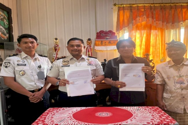Optimalkan Pelayanan Warga Binaan, Rutan Klungkung Rangkul LBH CES dan MPIG Lukisan Kamasan Bali 