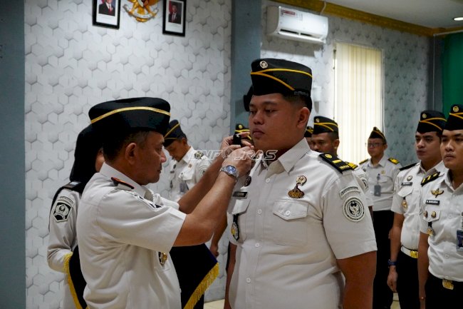 Lapas Narkotika Karang Intan Apresiasi Dedikasi Pegawai lewat Kenaikan Pangkat