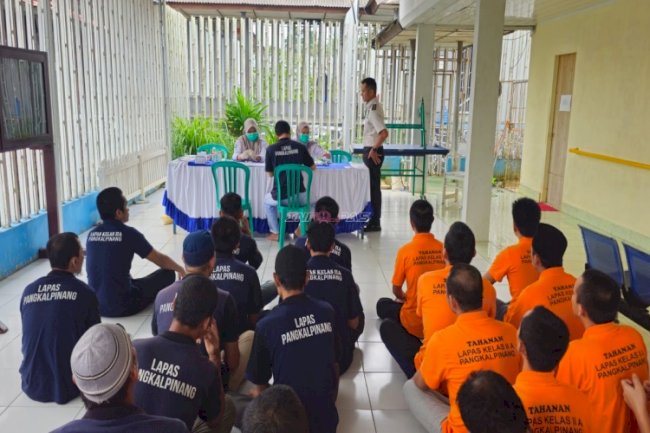  Petugas Kesehatan Lapas Pangkalpinang Aktif Cegah Penyakit Menular lewat Mobile VCT