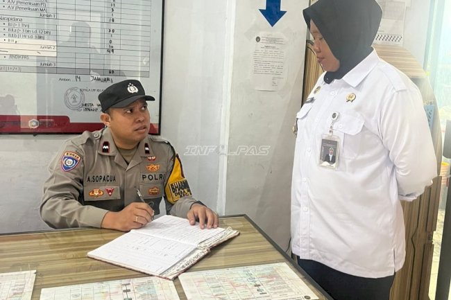 Perkuat Sinergi Keamanan, Lapas Perempuan Ambon Sambut Bhabinkamtibmas dan Babinsa