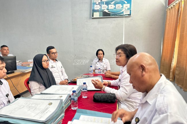 Perkuat Profesionalisme PK, Kanwil Ditjenpas Maluku Lakukan Monev di Bapas Ambon