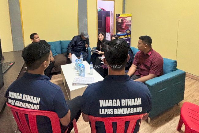 Lapas Banjarbaru Terima Pengawasan dan Pengamatan Putusan Pengadilan dari PN Banjarbaru
