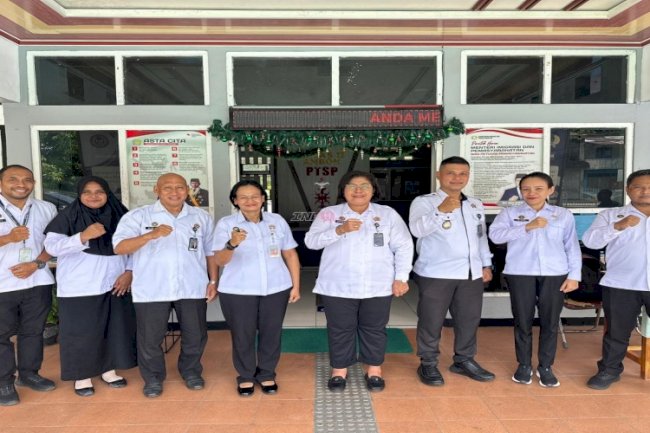 Perkuat Profesionalisme PK, Kanwil Ditjenpas Maluku Lakukan Monev di Bapas Ambon
