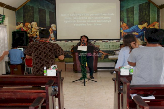 Bersama GBI Rock, Lapas Banjarmasin Perkuat Iman Warga Binaan Kristiani