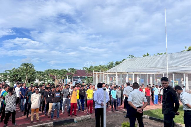 Awali Tugas, Kalapas Saumlaki Bangun Komitmen Ketertiban Warga Binaan