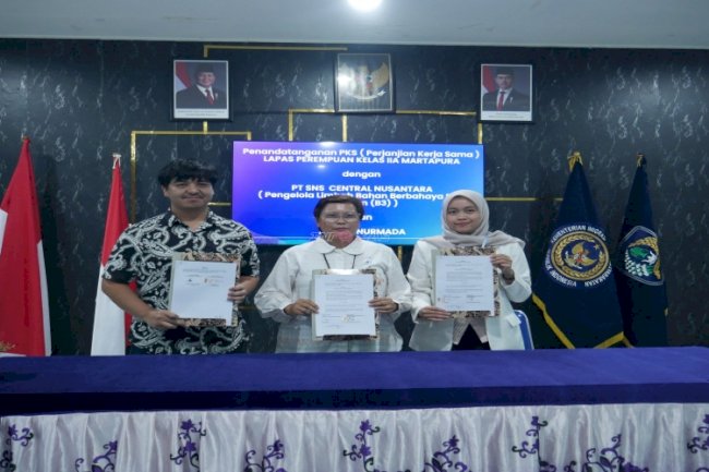 Tingkatkan Kualitas Layanan, Lapas Perempuan Martapura Gandeng PT SNS Central Nusantara  dan Apotek Nurmada