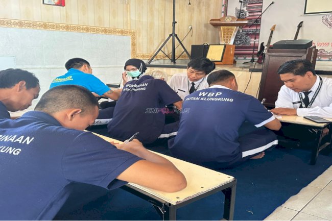 Rutan Klungkung Bina Kepribadian melalui Program Baca Tulis bagi Warga Binaan Buta Aksara
