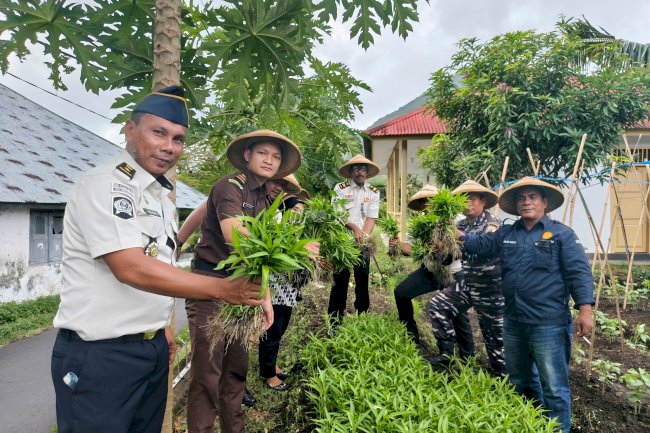 Panen Raya Serentak, Lapas Bandanaira Donasikan Hasil untuk Korban Bencana