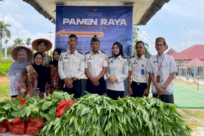 Panen Raya Serentak di LPKA Muara Bulian Hasilkan Ratusan Kg Sayuran