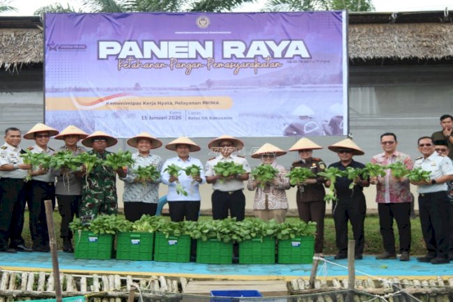 Dari Balik Tembok Lapas, Pemasyarakatan Sumsel Hadirkan Dukungan Nyata bagi Ketahanan Pangan Nasional