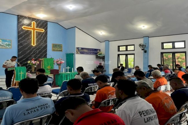 Ibadah Buka Usbu Perkuat Keimanan Warga Binaan Lapas Piru 