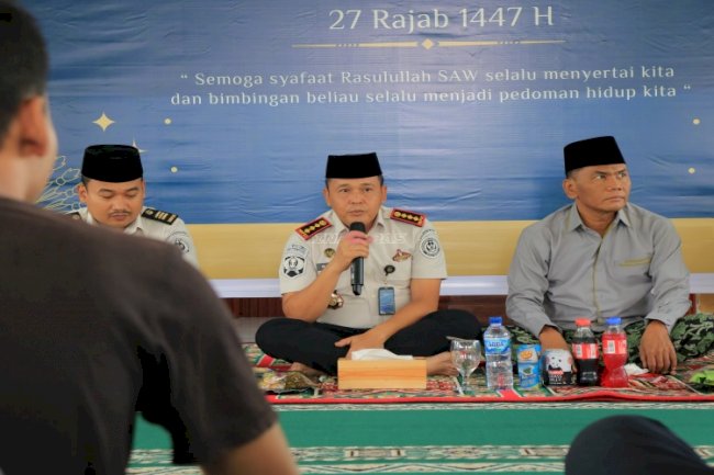 Lapas Pemuda Madiun Peringati Isra Mikraj Nabi Muhammad saw. dengan Ceramah 