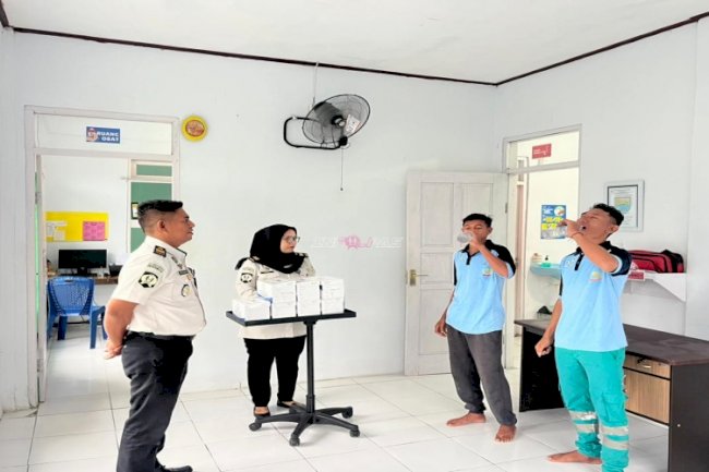 Tujuh Warga Binaan Lapas Piru Masuki Fase Lanjutan Pengobatan TBC, Lapas Piru Terapkan PMO Ketat