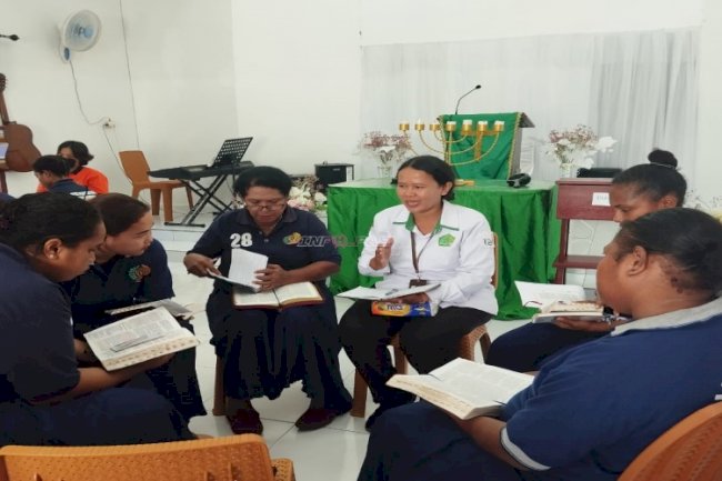 Warga Binaan Kristen LPP Manokwari Jalani Pembinaan Rohani bersama Kemenag Kab. Manokwari