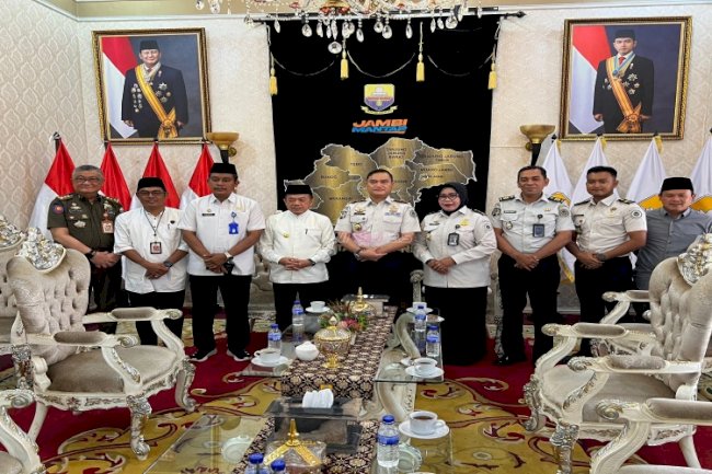 Kalapas Jambi Audiensi ke Rumah Dinas Gubernur, Perkuat Sinergi Pemasyarakatan