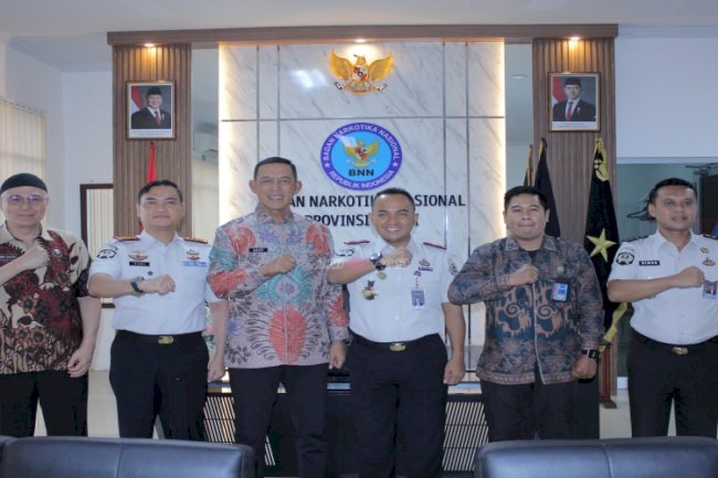 Kakanwil Ditjenpas Jambi Silaturahmi ke BNNP Jambi, Perkuat Sinergi P4GN