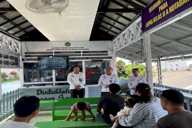 Menuju WBBM, Lapas Kotabaru Gencarkan Sosialisasi Pembangunan Zona Integritas