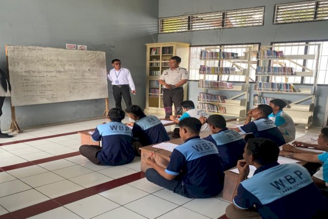 Lapas Tolitoli Gelar Program Pemberantasan Buta Aksara bagi Warga Binaan