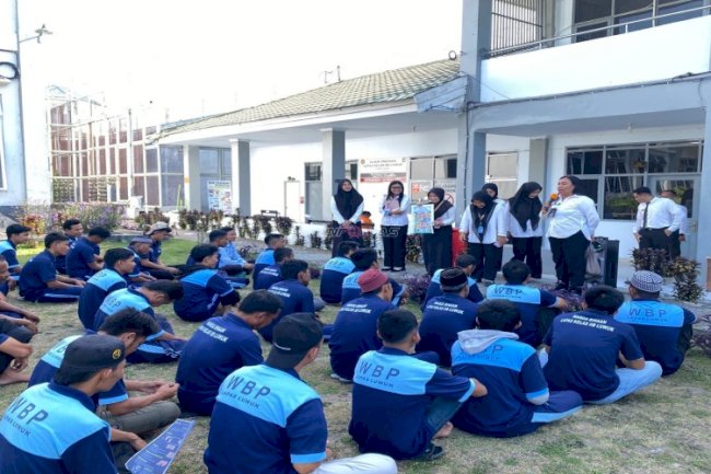 Lapas Luwuk Gelar Penyuluhan Penyakit Scabies dan Edukasi PHBS bagi Warga Binaan