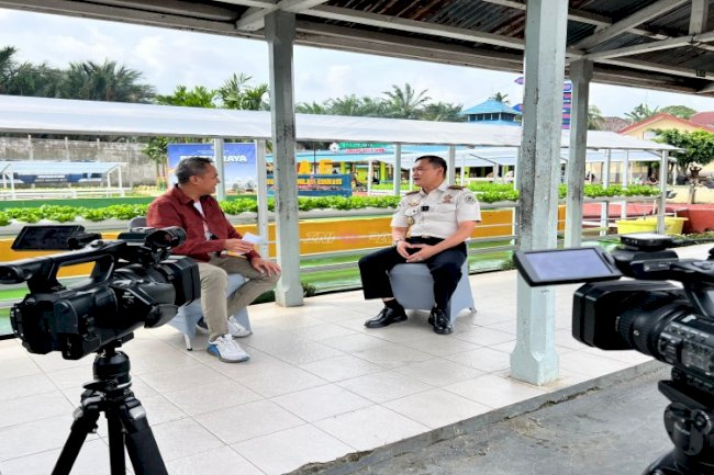 Siniar bersama Kalapas Jambi, Tribun Jambi Puji Pembinaan di Lapas Jambi