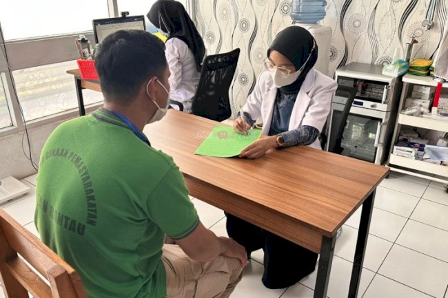 Rutan Rantau Laksanakan Pelayanan Kesehatan Warga Binaan bersama Pihak Ketiga