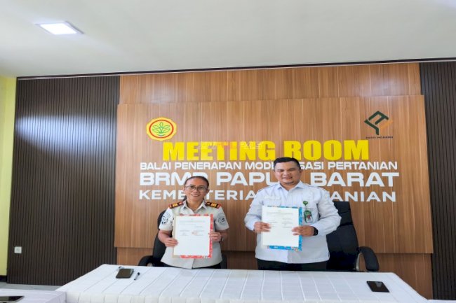 Perkuat Program Ketahanan Pangan, Lapas Perempuan Manokwari Sepakati Kerja Sama dengan BRMP Papua Barat