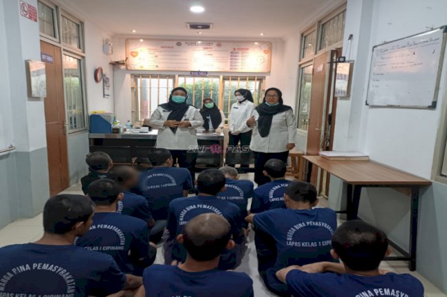 Penuhi Hak Dasar Warga Binaan Baru, Lapas Kelas I Cipinang Laksanakan Skrining Kesehatan Awal
