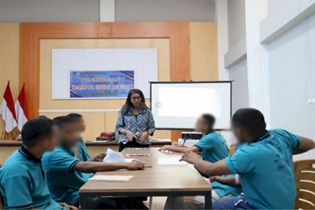 LPKA Ambon Dorong Kreativitas Anak Binaan melalui Pengenalan Dasar Seni Musik