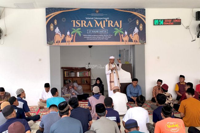 Peringati Isra Mikraj 1447 H, Rutan Donggala Perkuat Pembinaan Spiritual Warga Binaan
