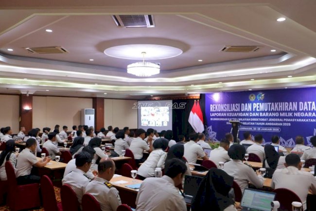 Pastikan Data Akurat dan Tertib, Kanwil Ditjenpas Kalsel Gelar Rekonsiliasi Keuangan dan BMN