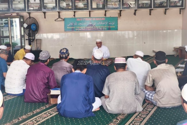 Perkuat Akidah dan Akhlak Warga Binaan, Ponpes At Taubah Lapas Amuntai Gelar Pengajian Rutin